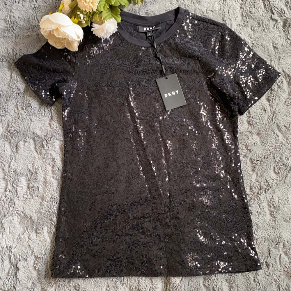 DKNY SEQUIN T-SHIRT